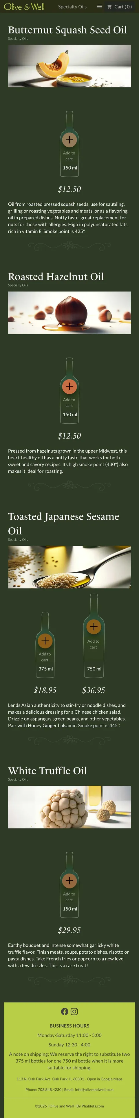 Olive & Well mobile 4